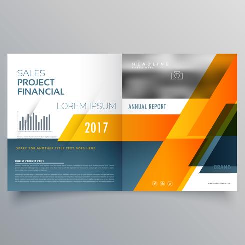 Creative Bi Fold Brochure Magazine Page Design Vector Template Creative Bi Fold Brochure Magazine Page Design Vector Template