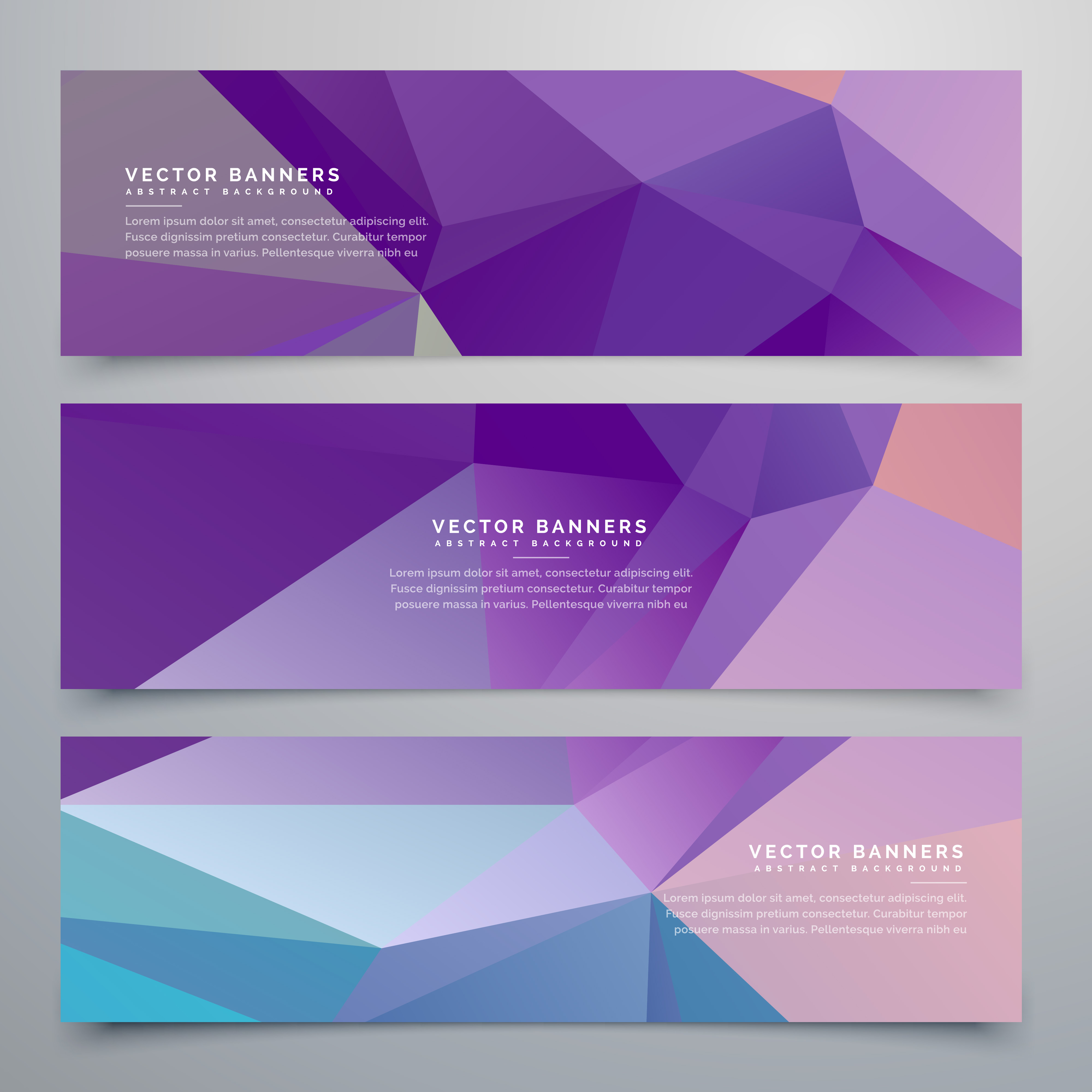 abstract purple banners set of three download free log book template download