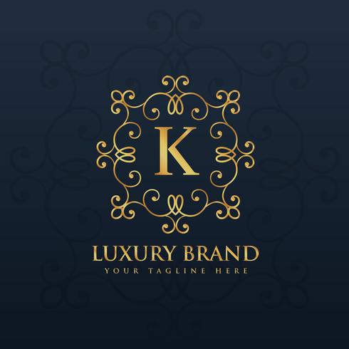 Download beautiful floral monogram logo for letter K - Download Free Vector Art, Stock Graphics & Images