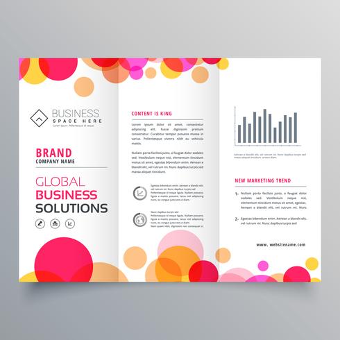 creative circles tri fold