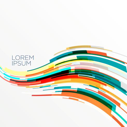 Download colorful abstract wavy lines background - Download Free ...