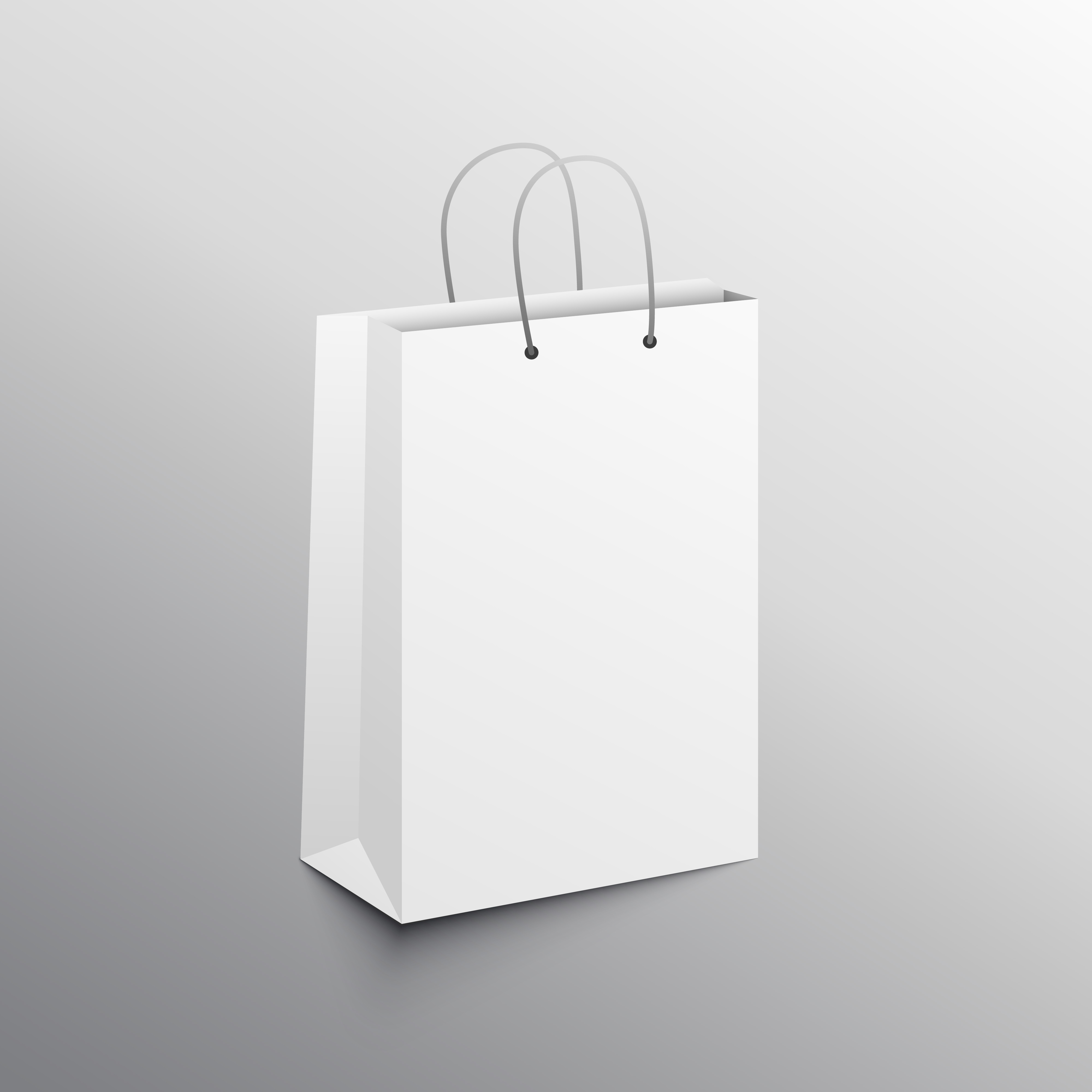 Download empty shopping bag mockup design template - Download Free ...