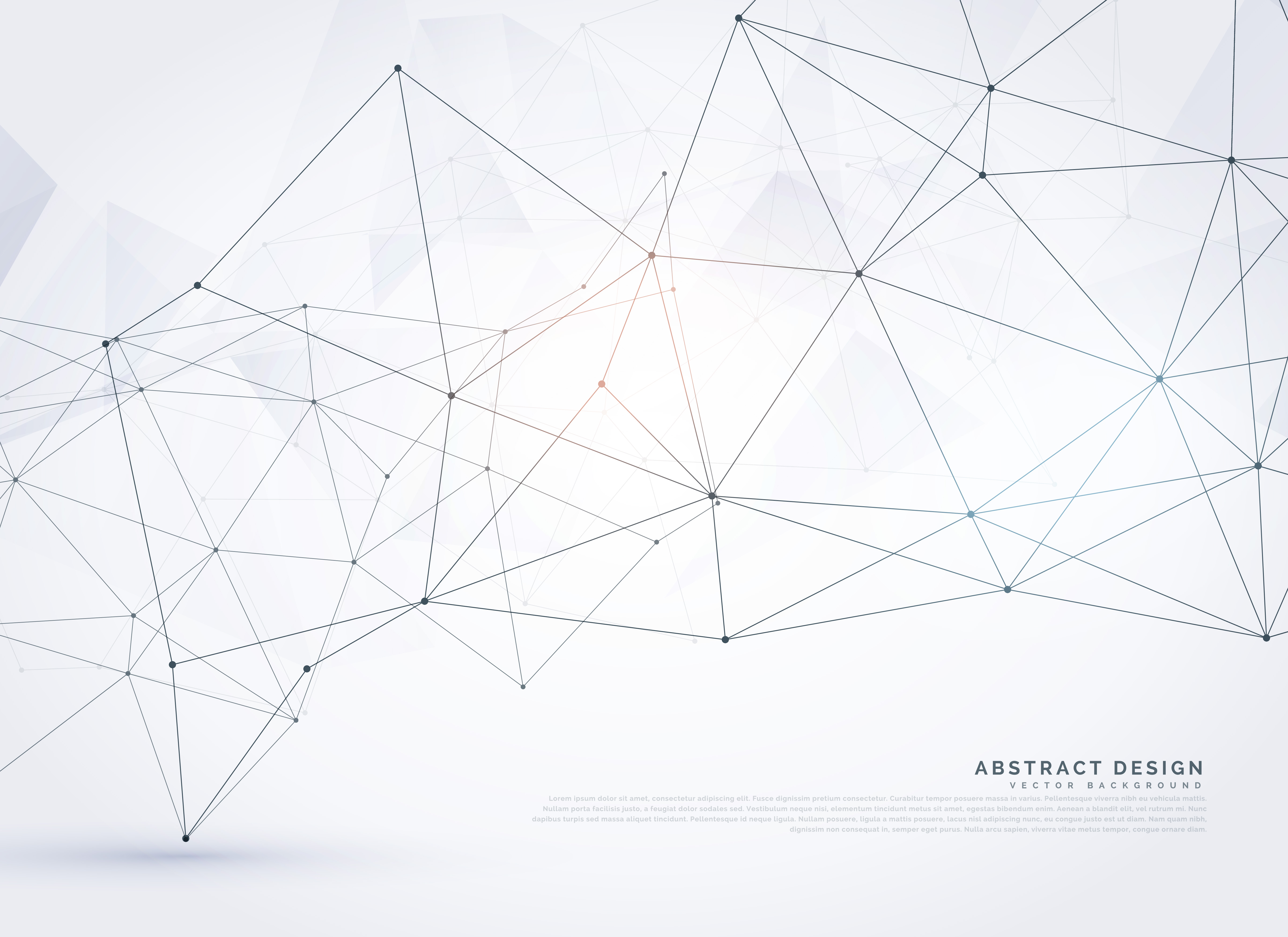 abstract digital wireframe poly mesh background design Download Free