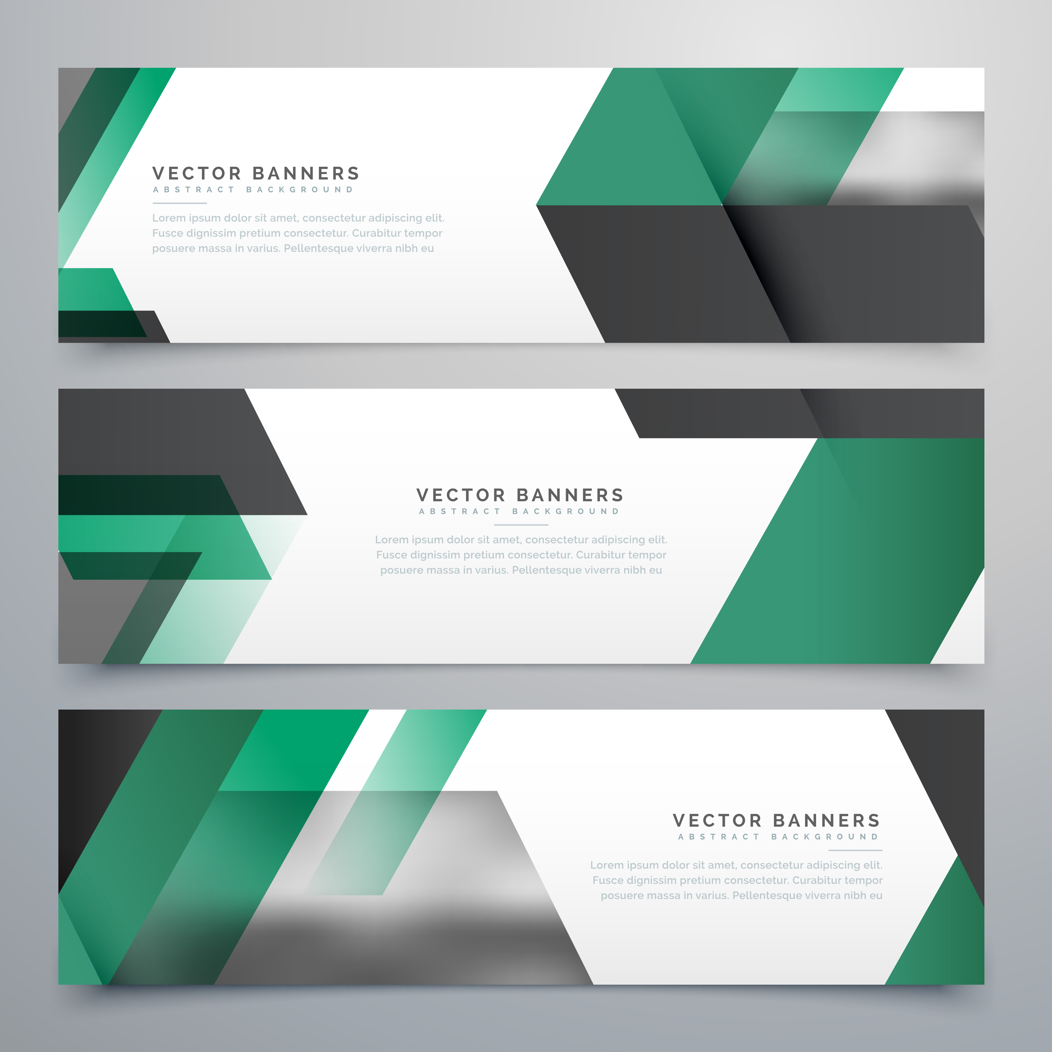moden business banners vector background - Download Free Vector Art
