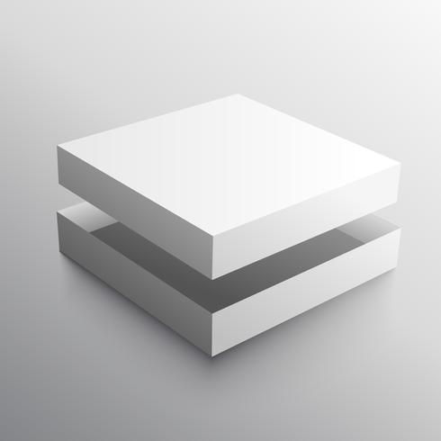 Download empty box realistic design mock-up - Download Free Vector ...