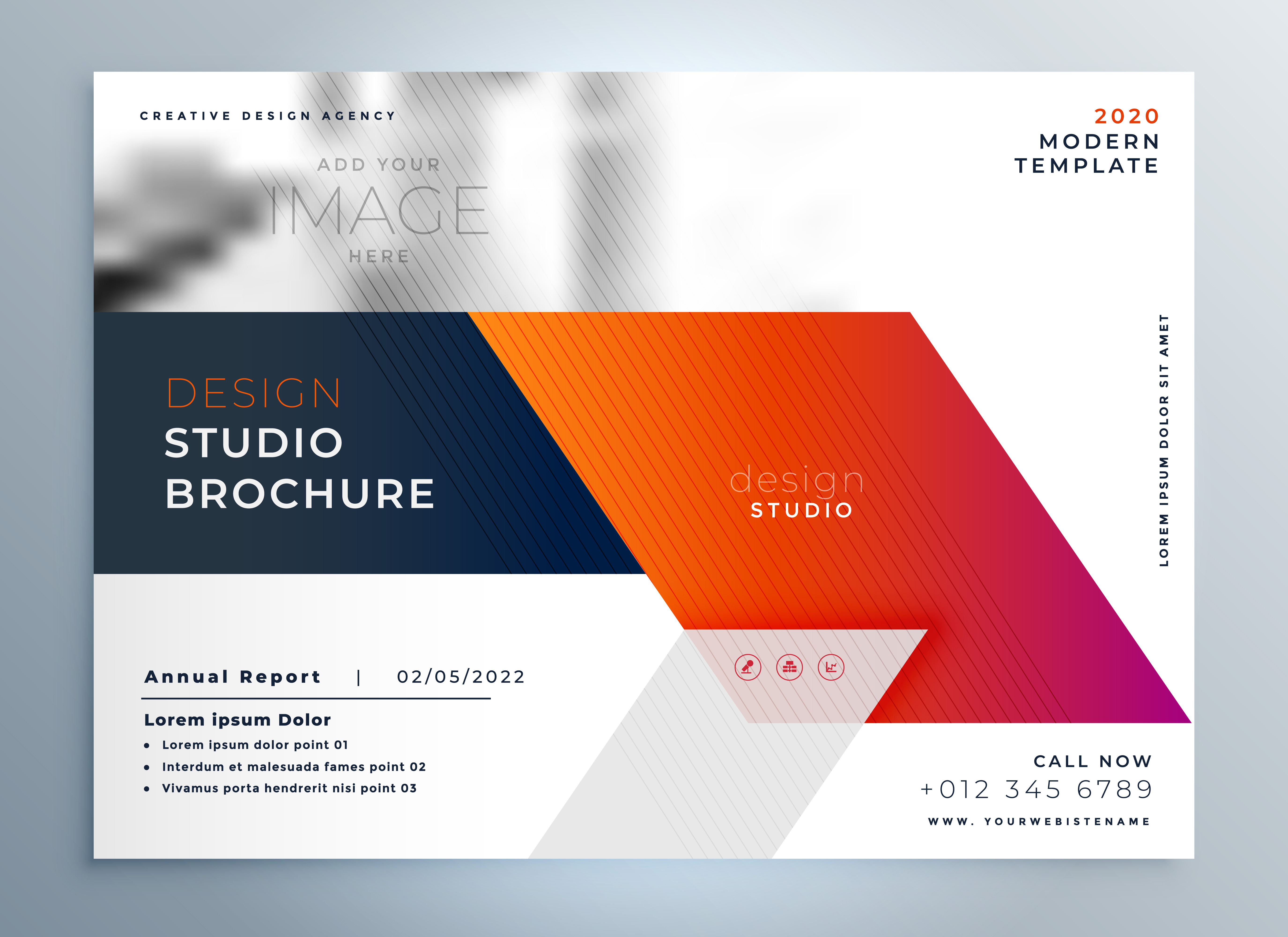 abstract business brochure  presentation  leaflet design 