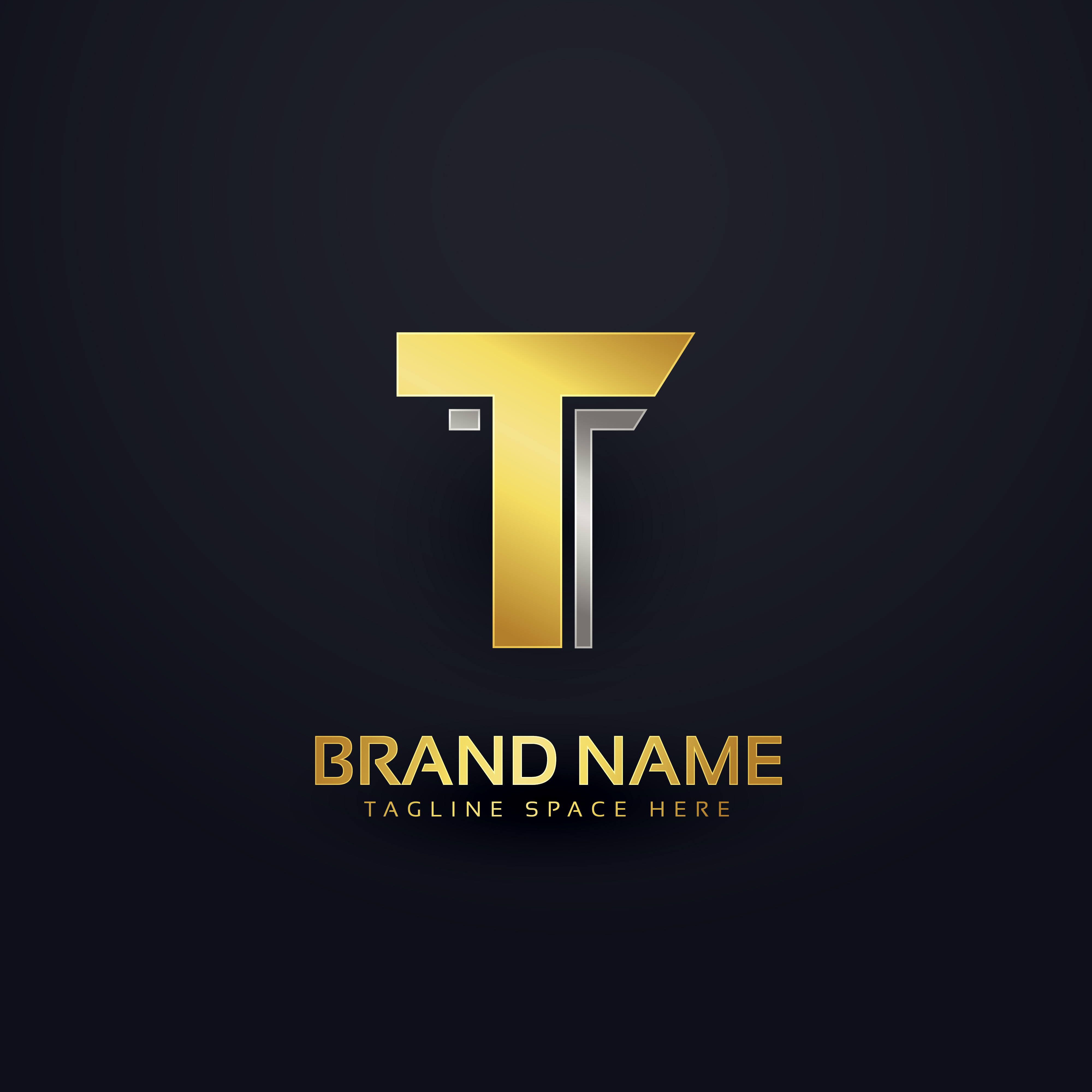 httpsvector art196672 golden letter t logo concept design template