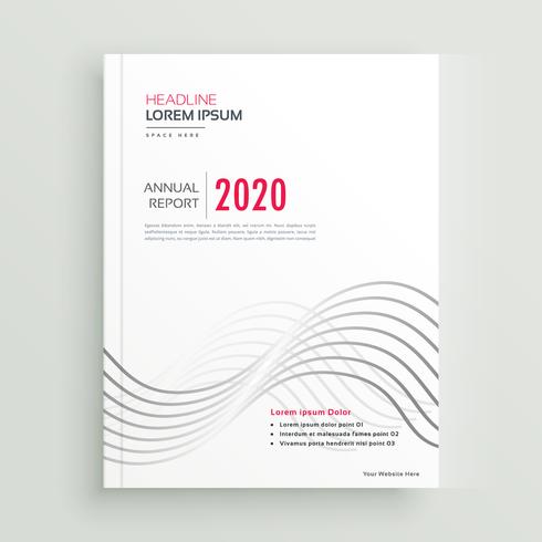 modern clean minimal style brochure or cover page design download