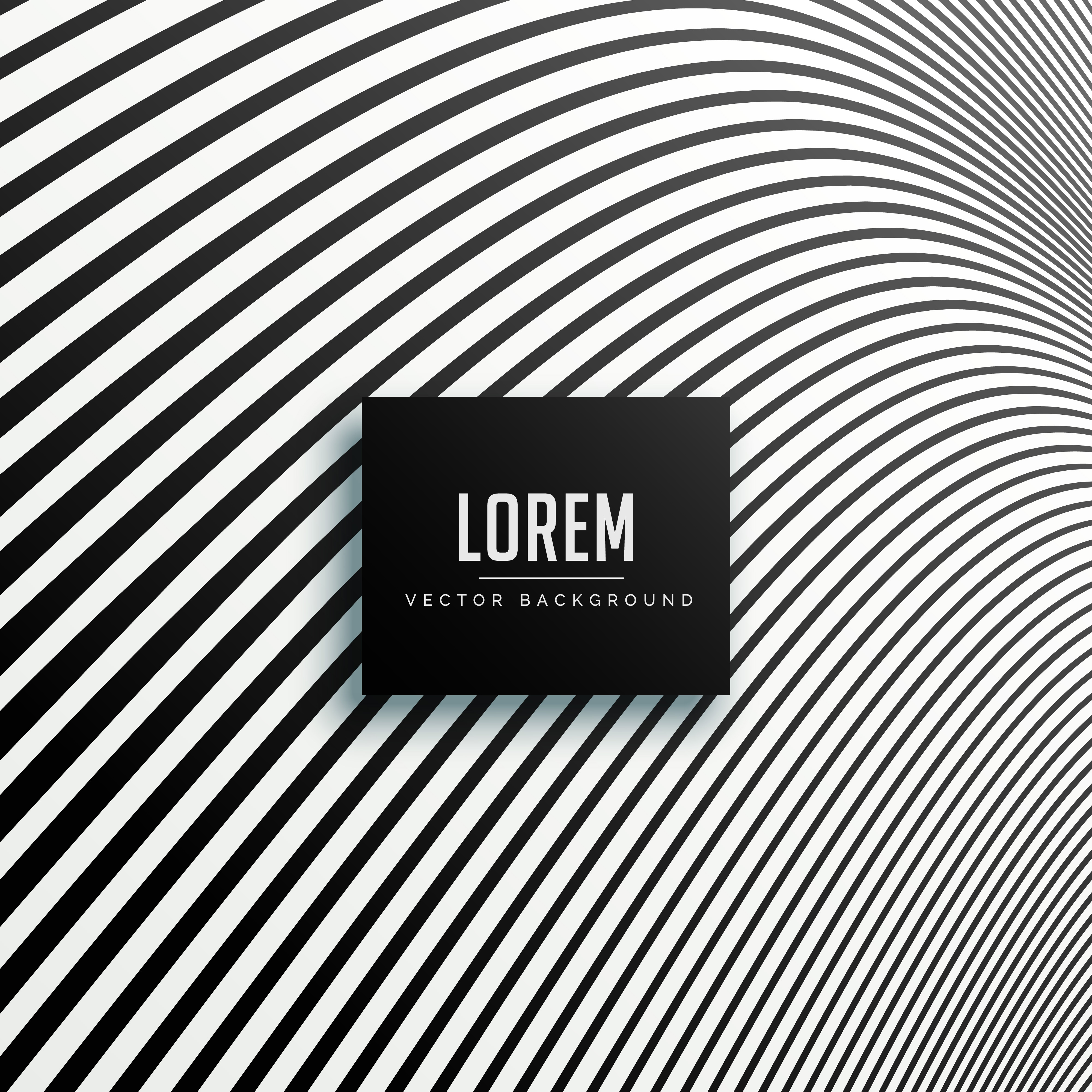 minimal black lines wavy background - Download Free Vector Art, Stock