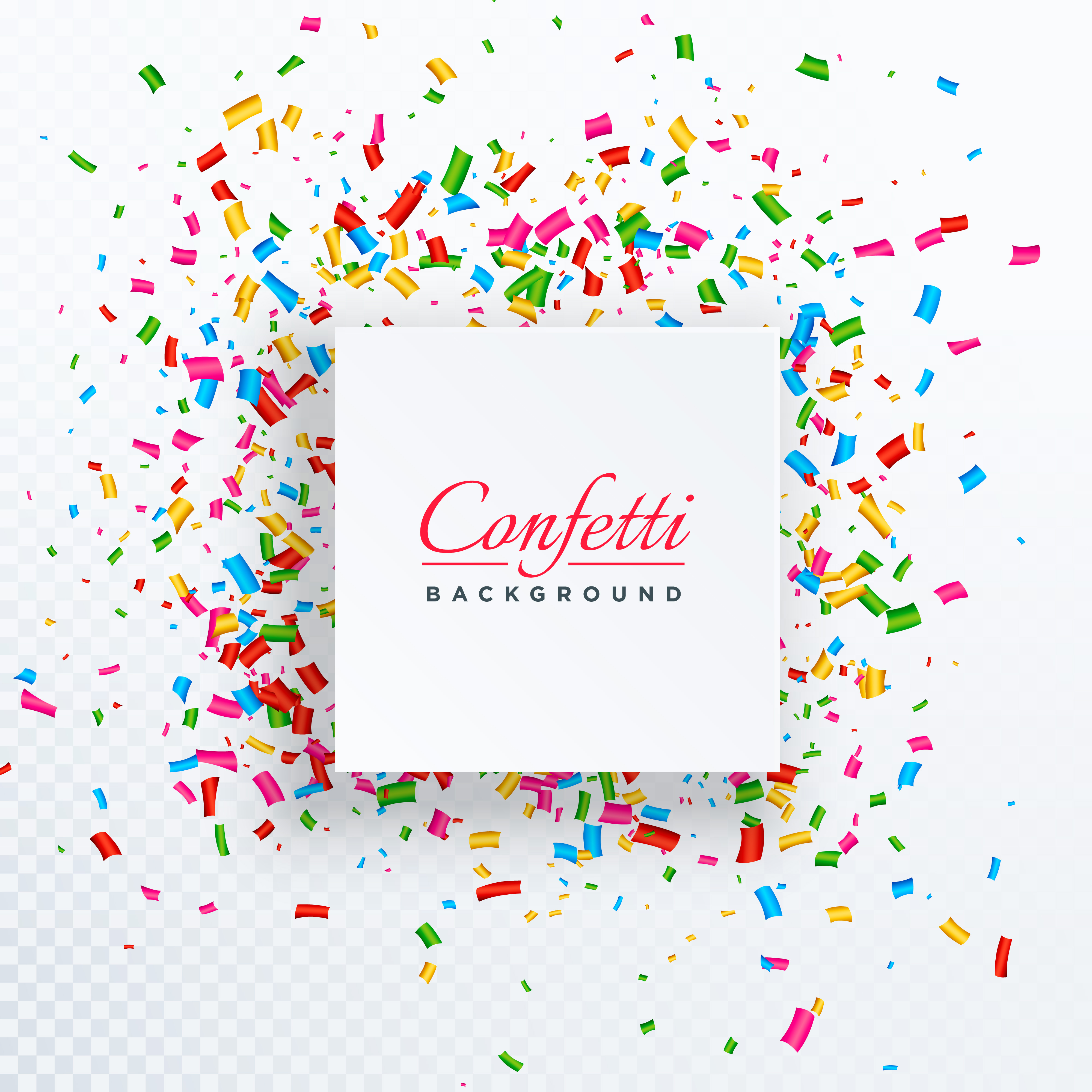 confetti background with text space Download Free Vector Art, Stock
