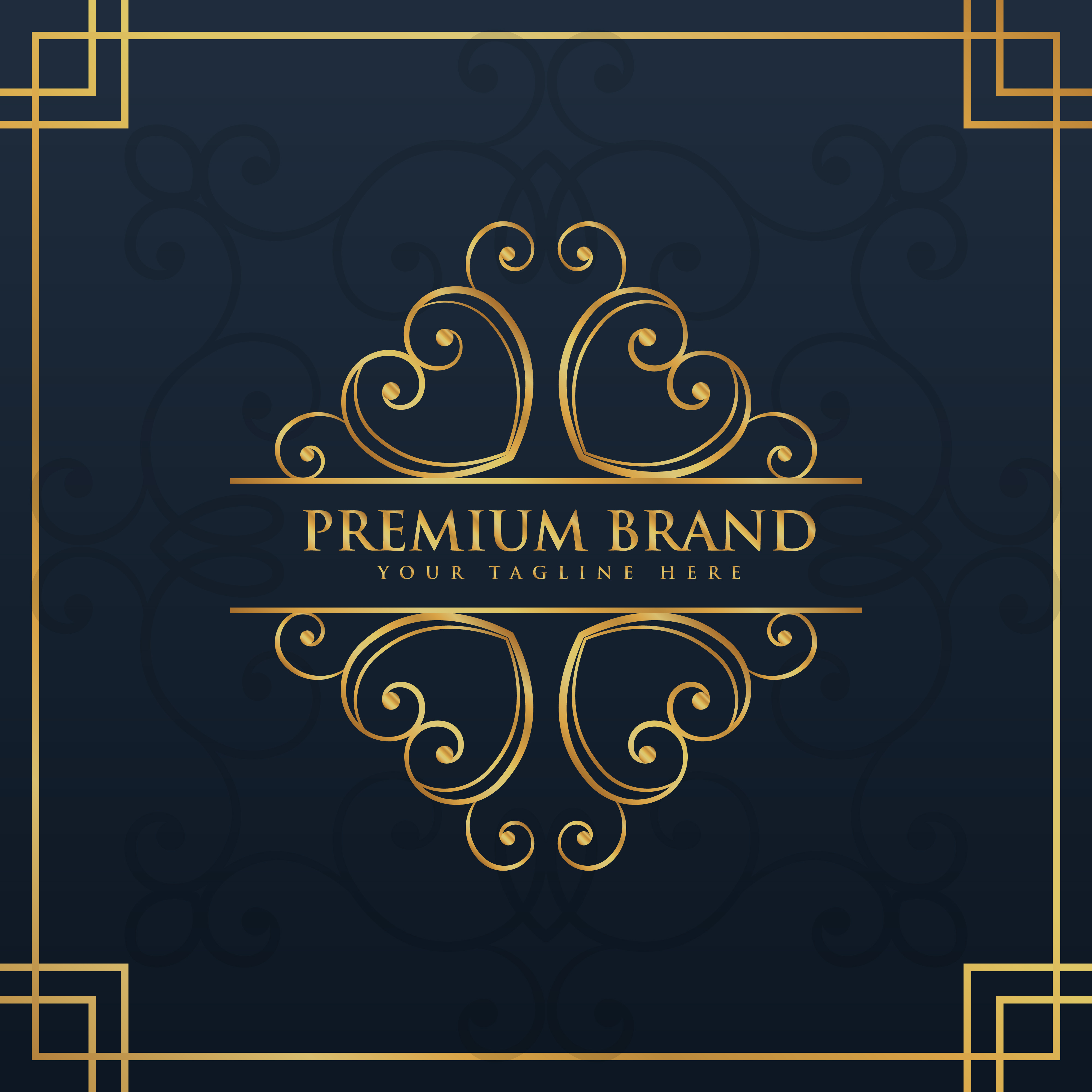 Download monogram logo design for premium and luxury brand - Download Free Vector Art, Stock Graphics ...