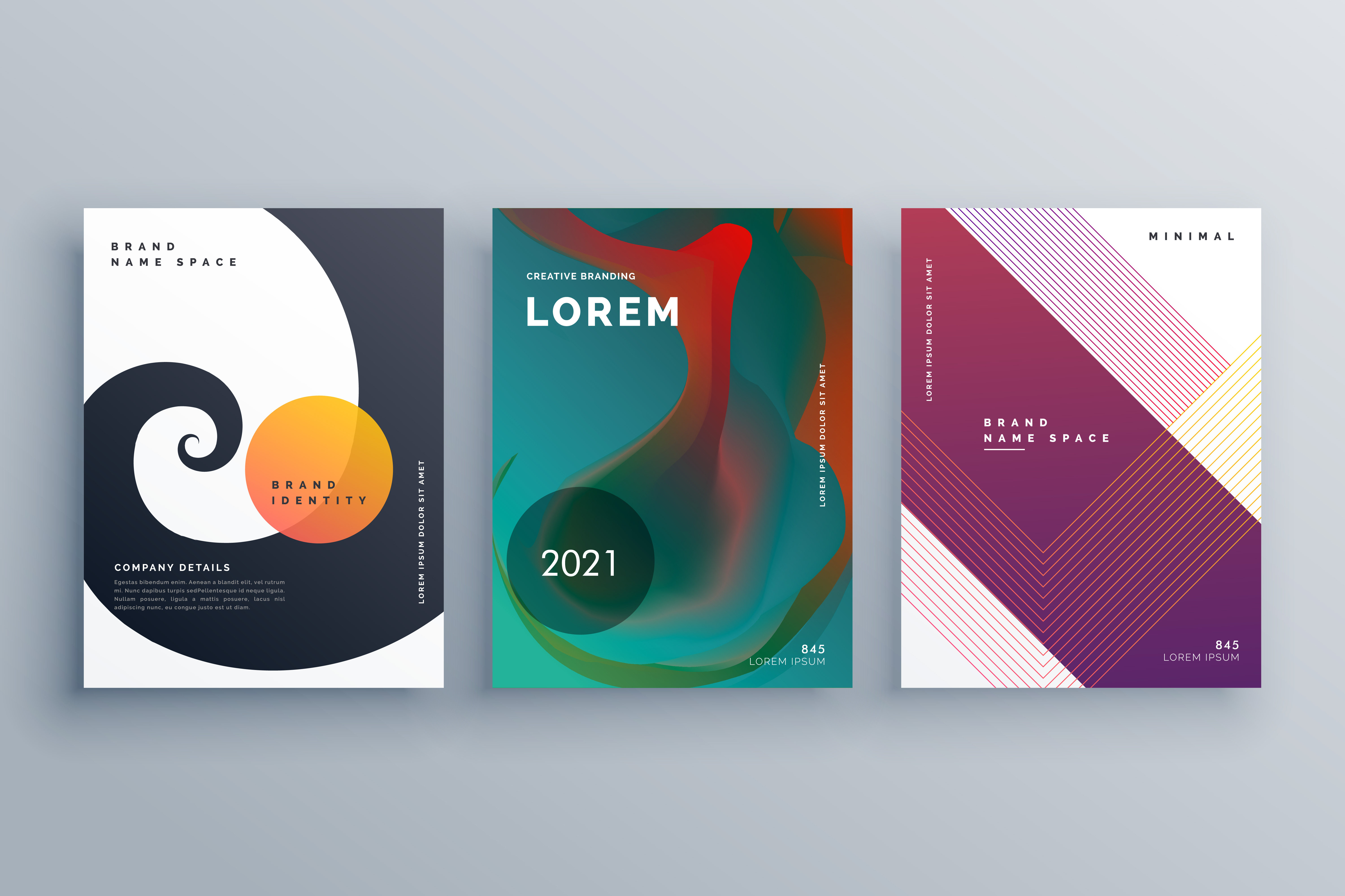 abstract business brochure design set in creative style ... abstract business brochure design set in creative style ...