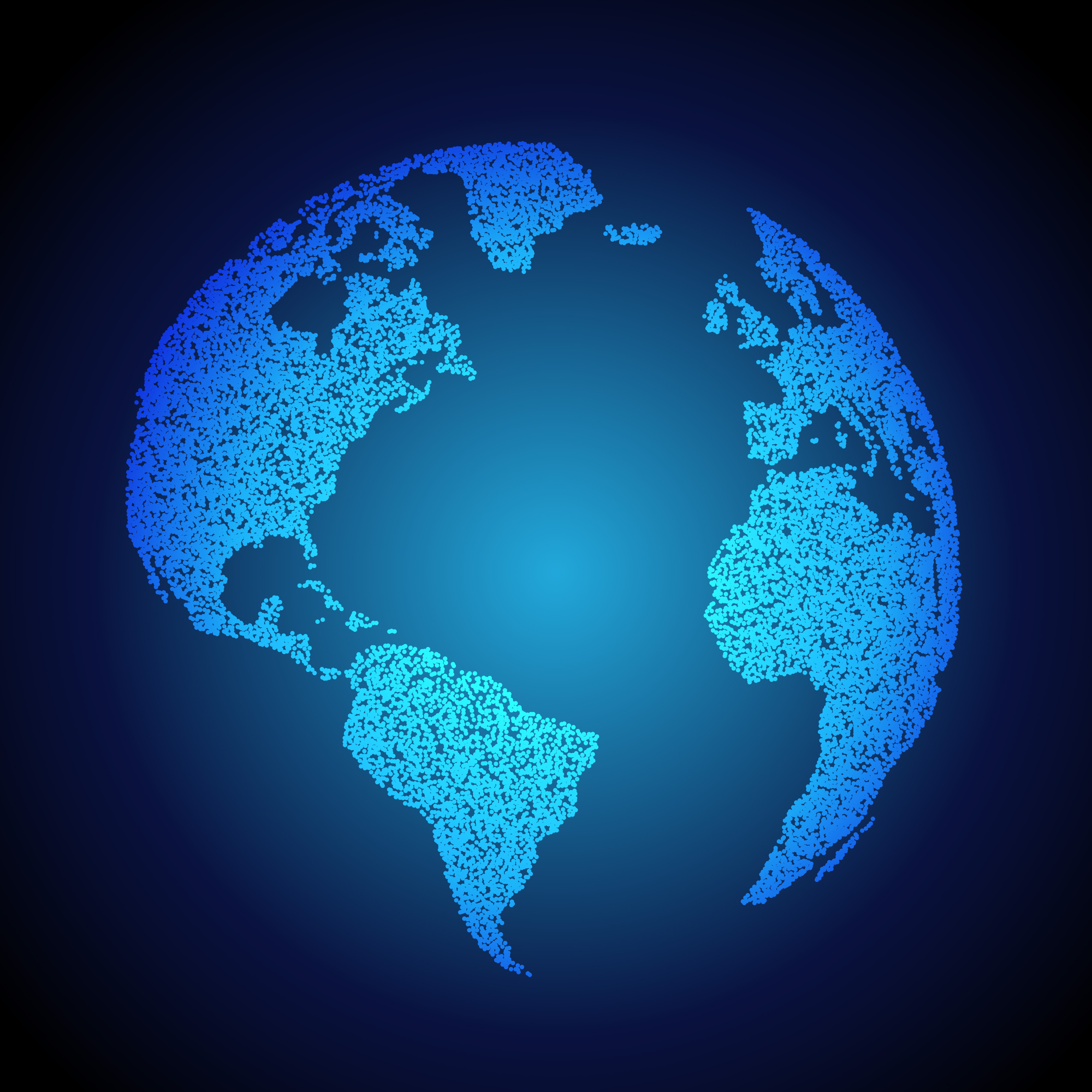 blue earth background made with dots Download Free Vector Art, Stock