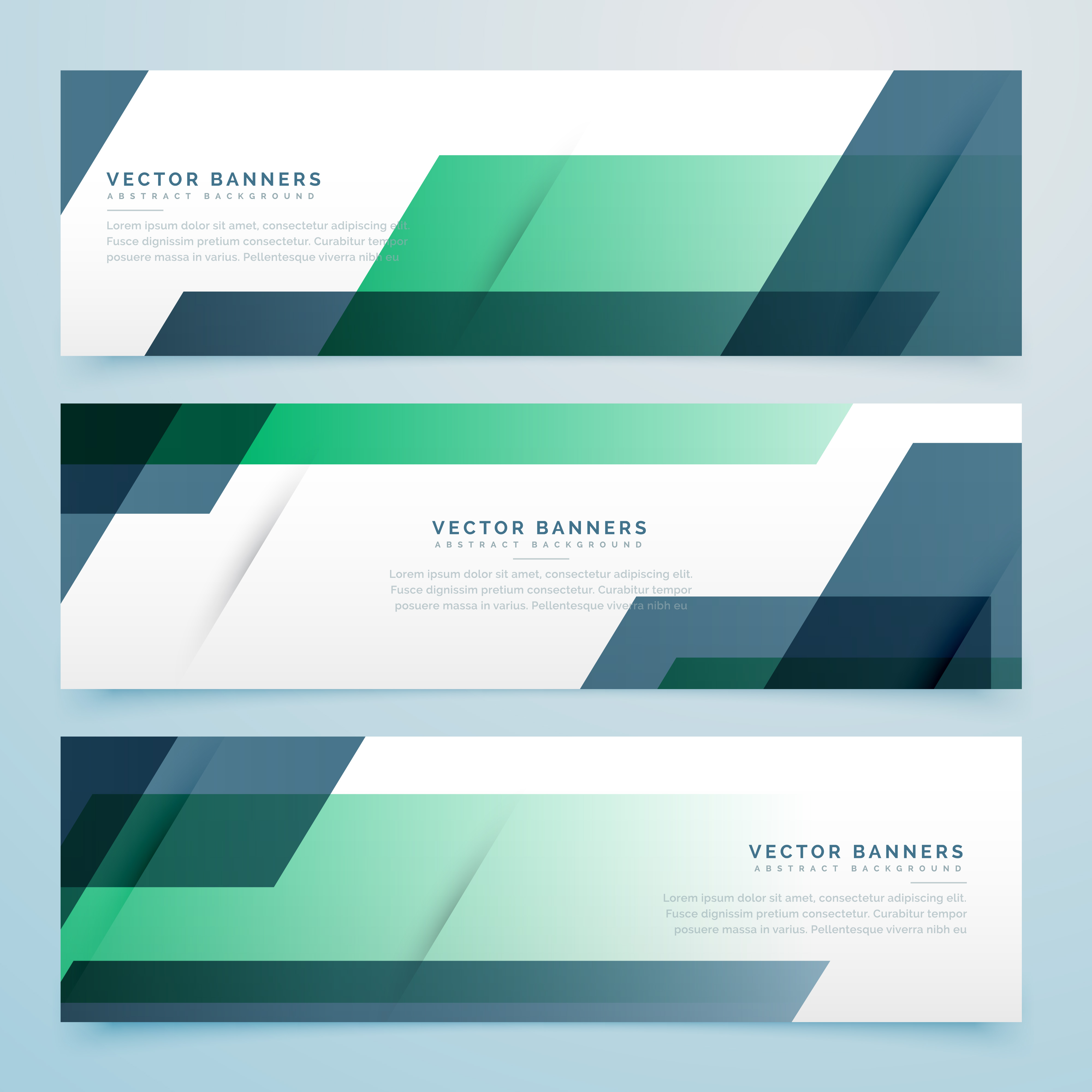 business banners  set background  design Download Free 