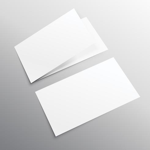 Download bifold horizontal empty brochure mockup design template - Download Free Vector Art, Stock ...