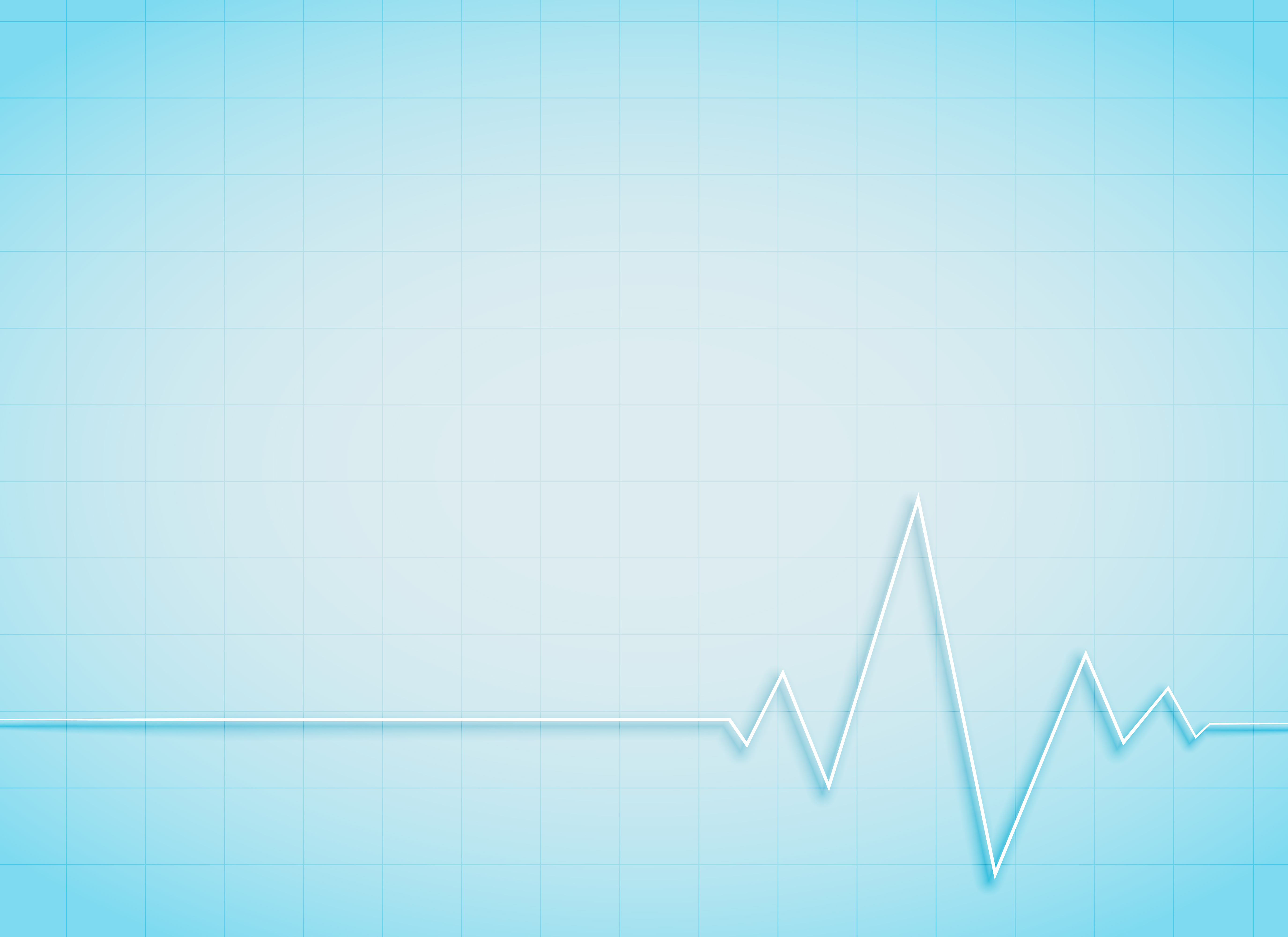 clean medical and healthcare background with heart beat Download Free