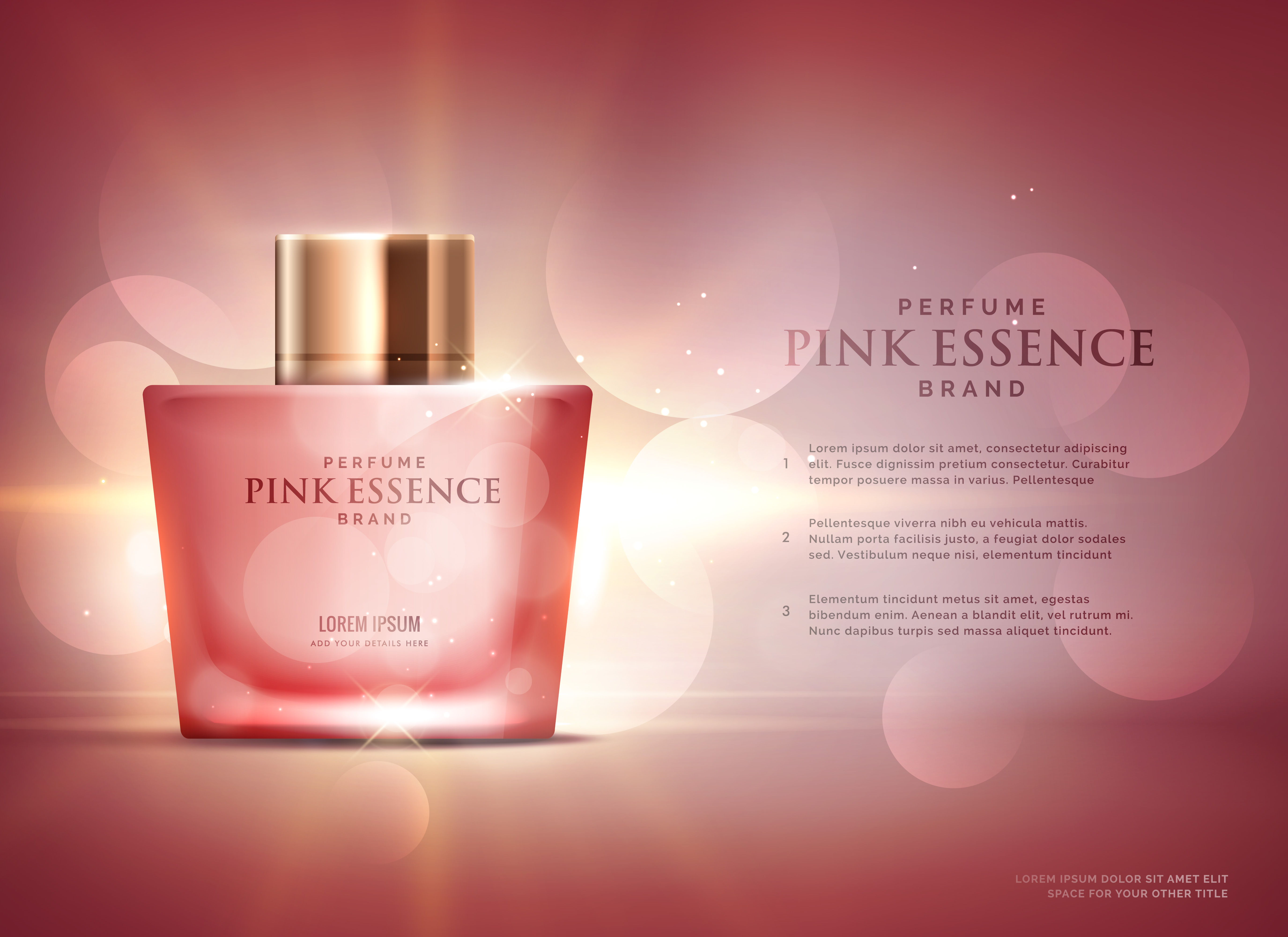 awesome perfume essence advertisement concept design ...