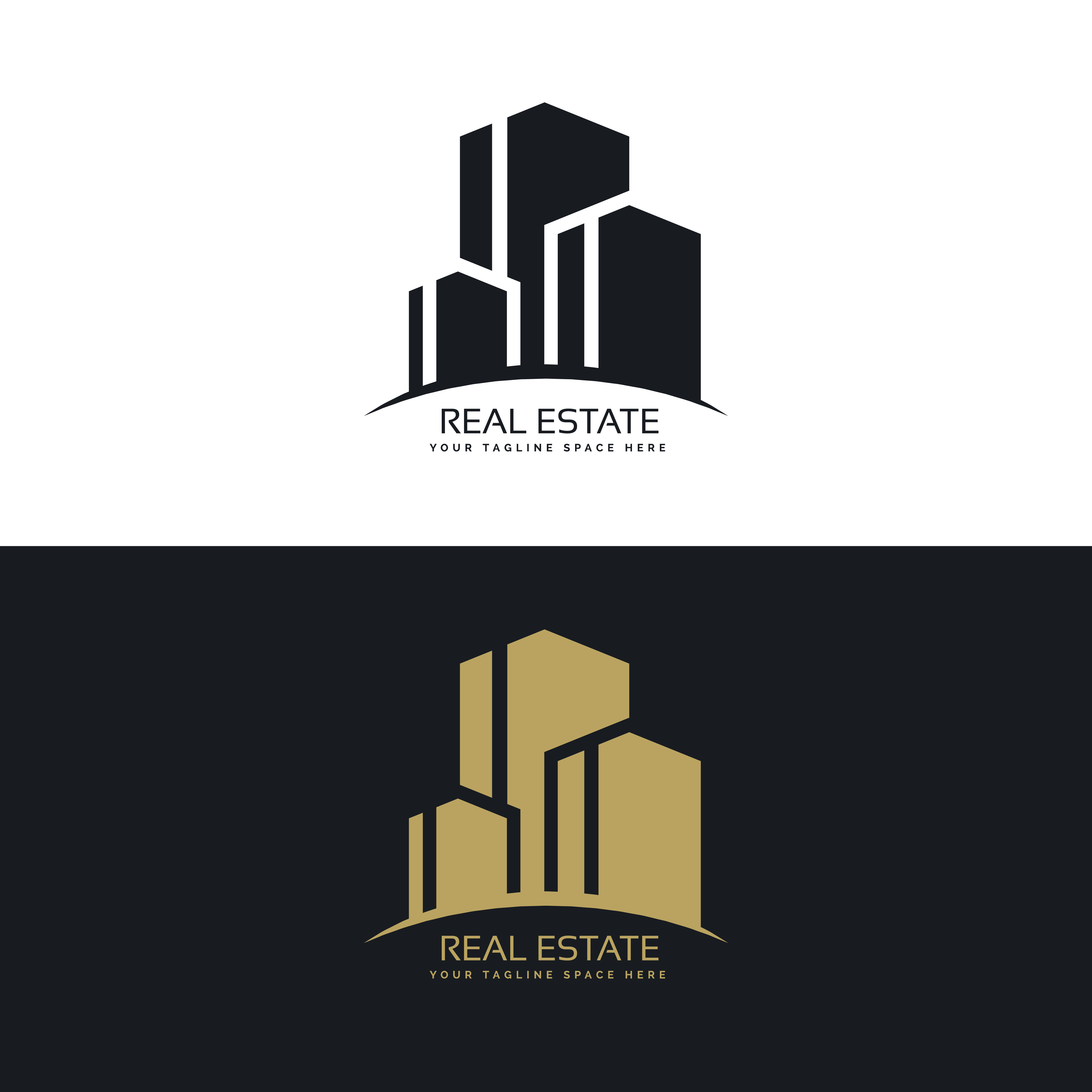 Real Estate Logo Design Concept Design Download Free Vector Art