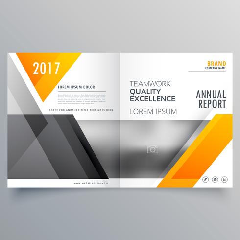 business cover page template layout brochure design with abstrac