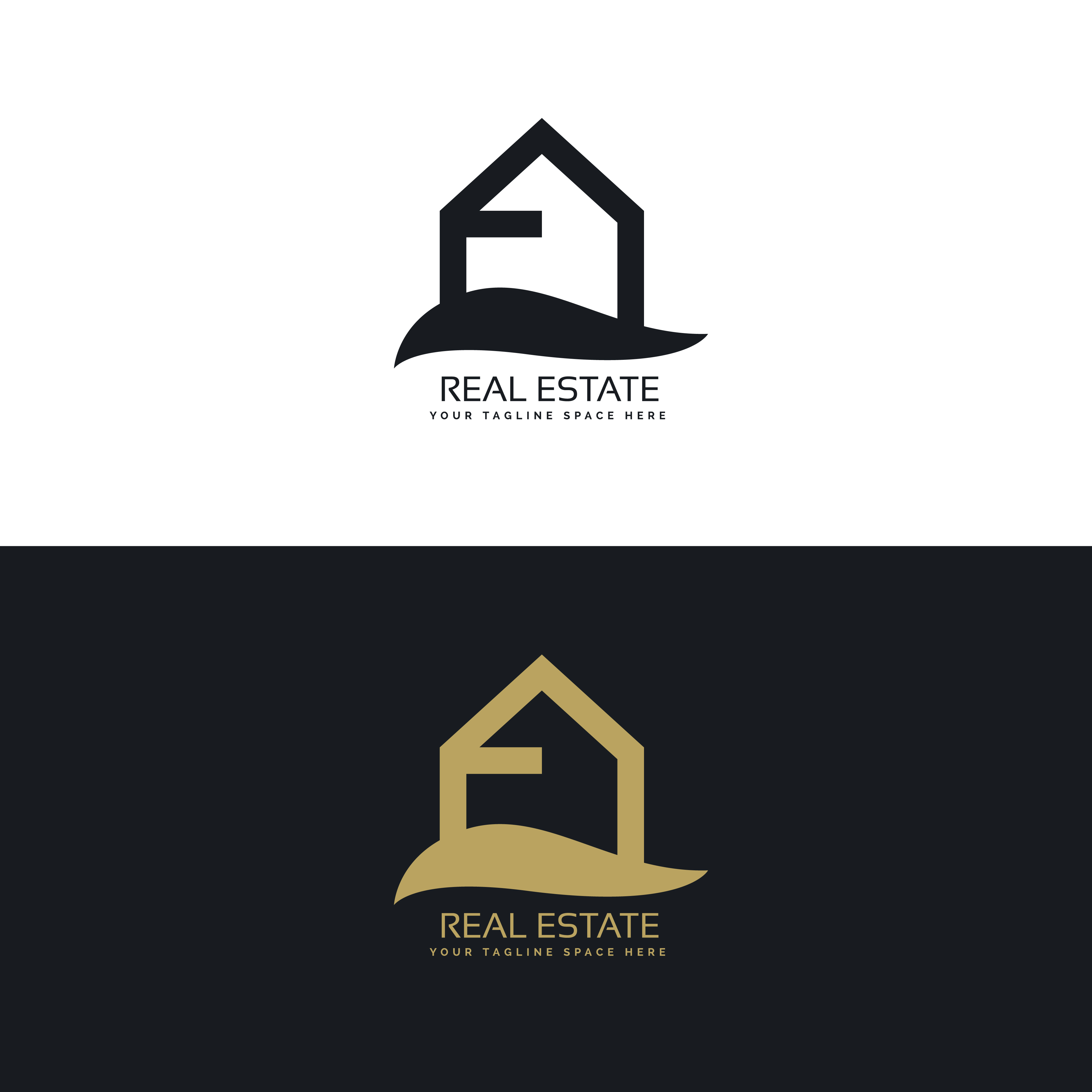 Real estate logos - waveslimo