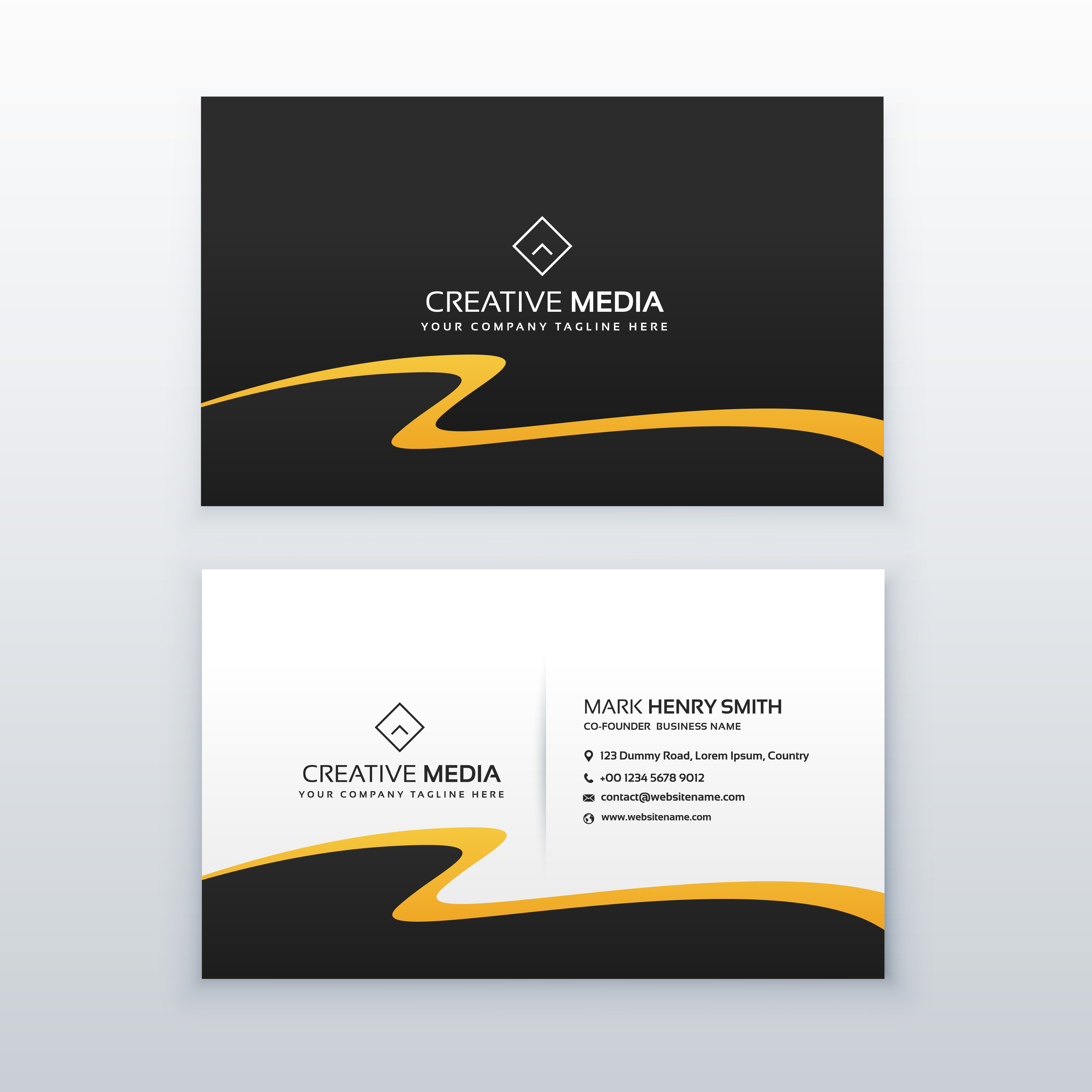 Travel Business Card Template With Wavy Designs abstract wavy business card vector design template Travel Business Card Template With Wavy Designs abstract wavy business card vector design template