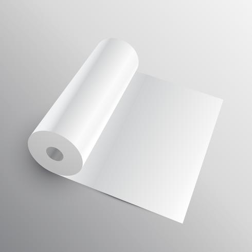 Download 3d paper roll or fabric mockup - Download Free Vector Art ...