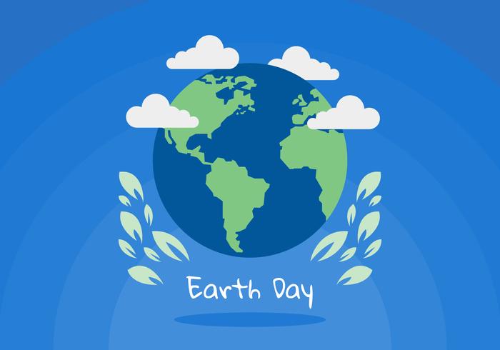 Peacefully Earth Day Vectors