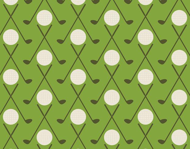 Vintage Golf Pattern vector