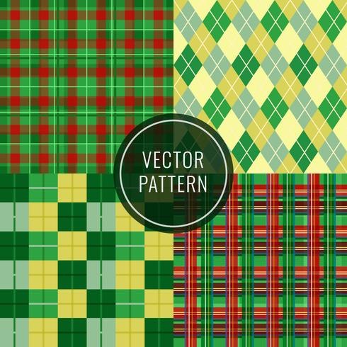 Golf Style Pattern Set vector