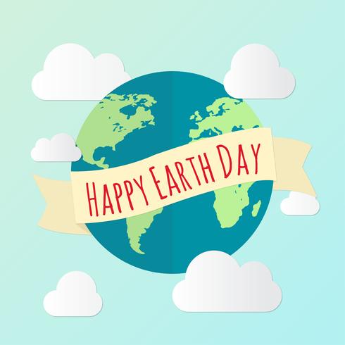 Earth Day Background vector