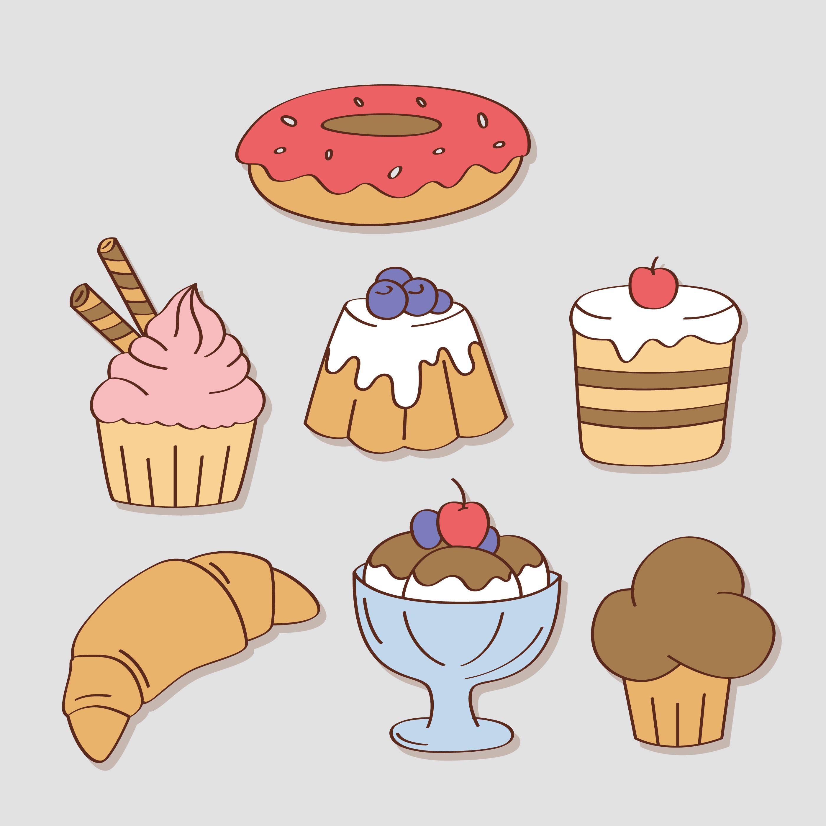 Hand Drawn Sweets And Candy 198743 Vector Art At Vecteezy Hand Drawn Sweets And Candy 198743 Vector Art At Vecteezy
