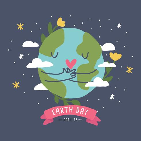 Love The Earth vector