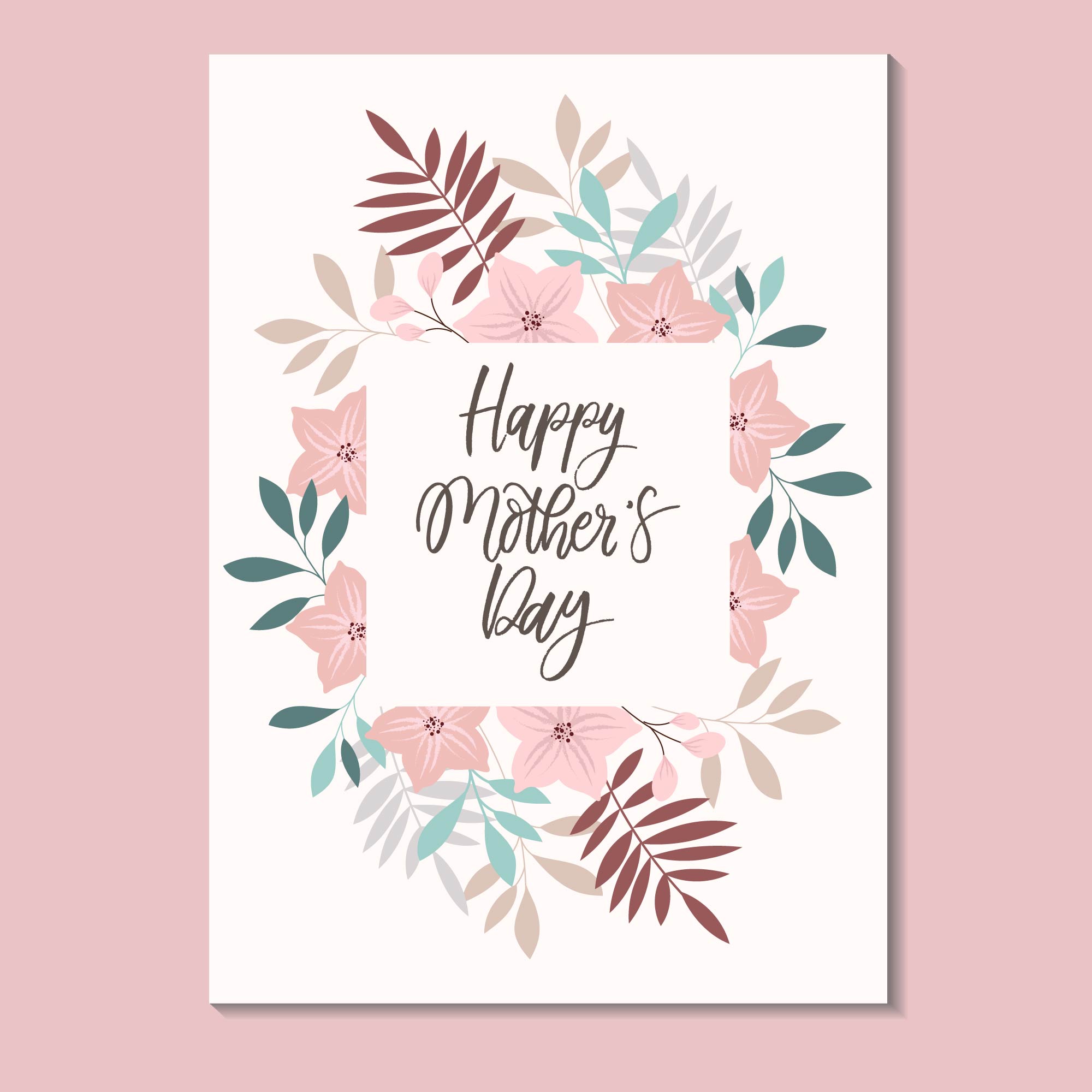 Free Free 156 Mother&#039;s Day Card Svg Free SVG PNG EPS DXF File