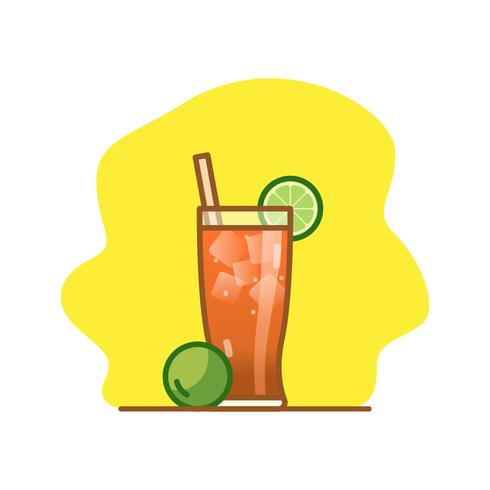 Vector de cóctel Michelada