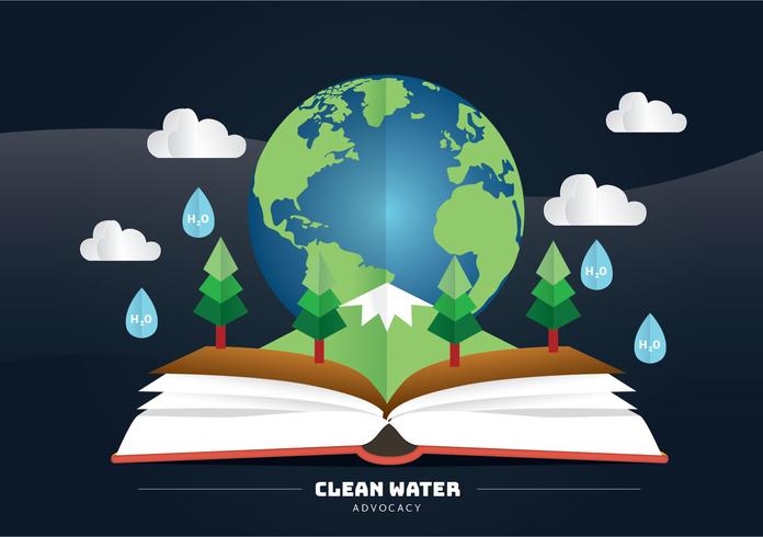 Clean Water Advocacy Vector Design