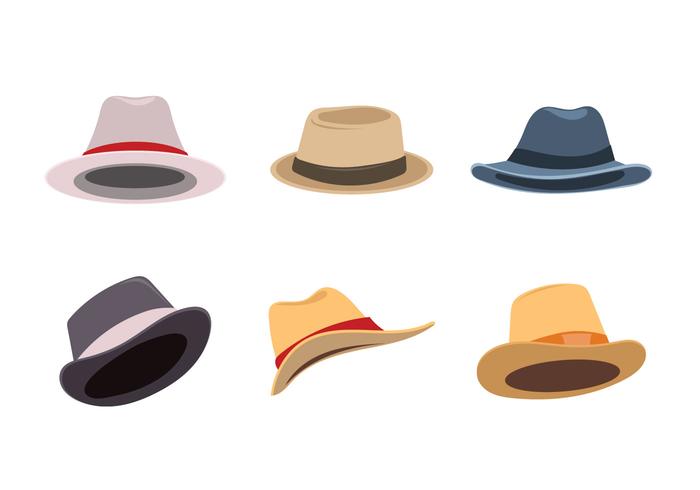 Set of Vintage Kentucky Derby Hats vector