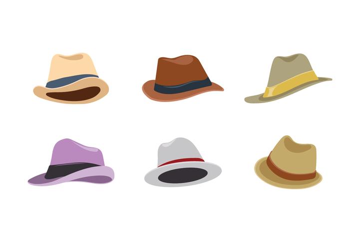 Vector Collection of Vintage Kentucky Derby Hats