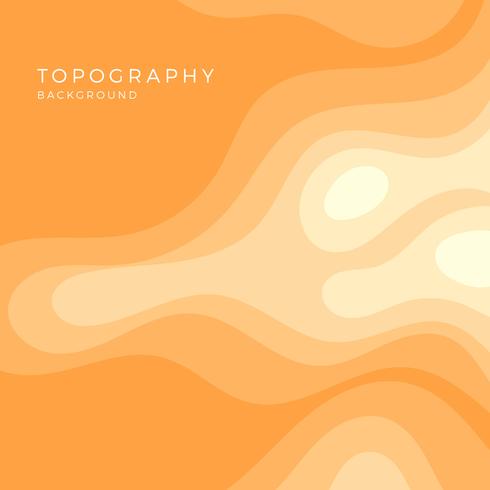 Fondo de vector de topografía plana