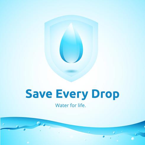 Clean Water Advocacy Campaign Vector