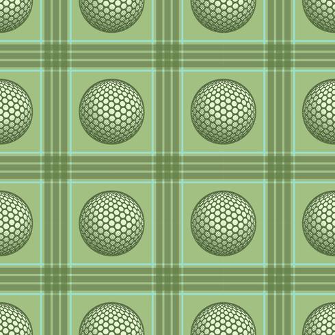 Vintage Golf Pattern vector