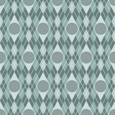 Vintage Golf Pattern vector