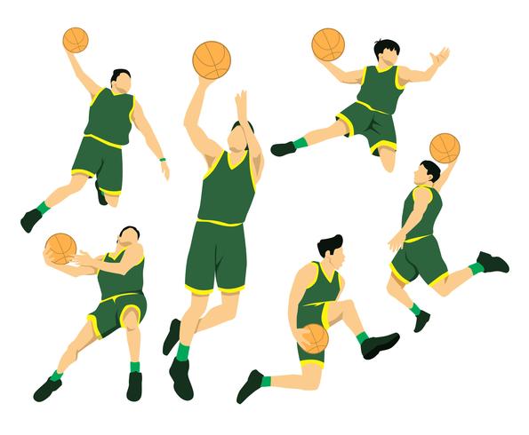 Slam Dunk Actions Vector