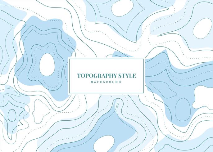 Topography Style Vector Background