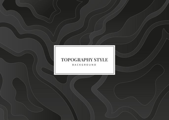 Topography Style Vector Background