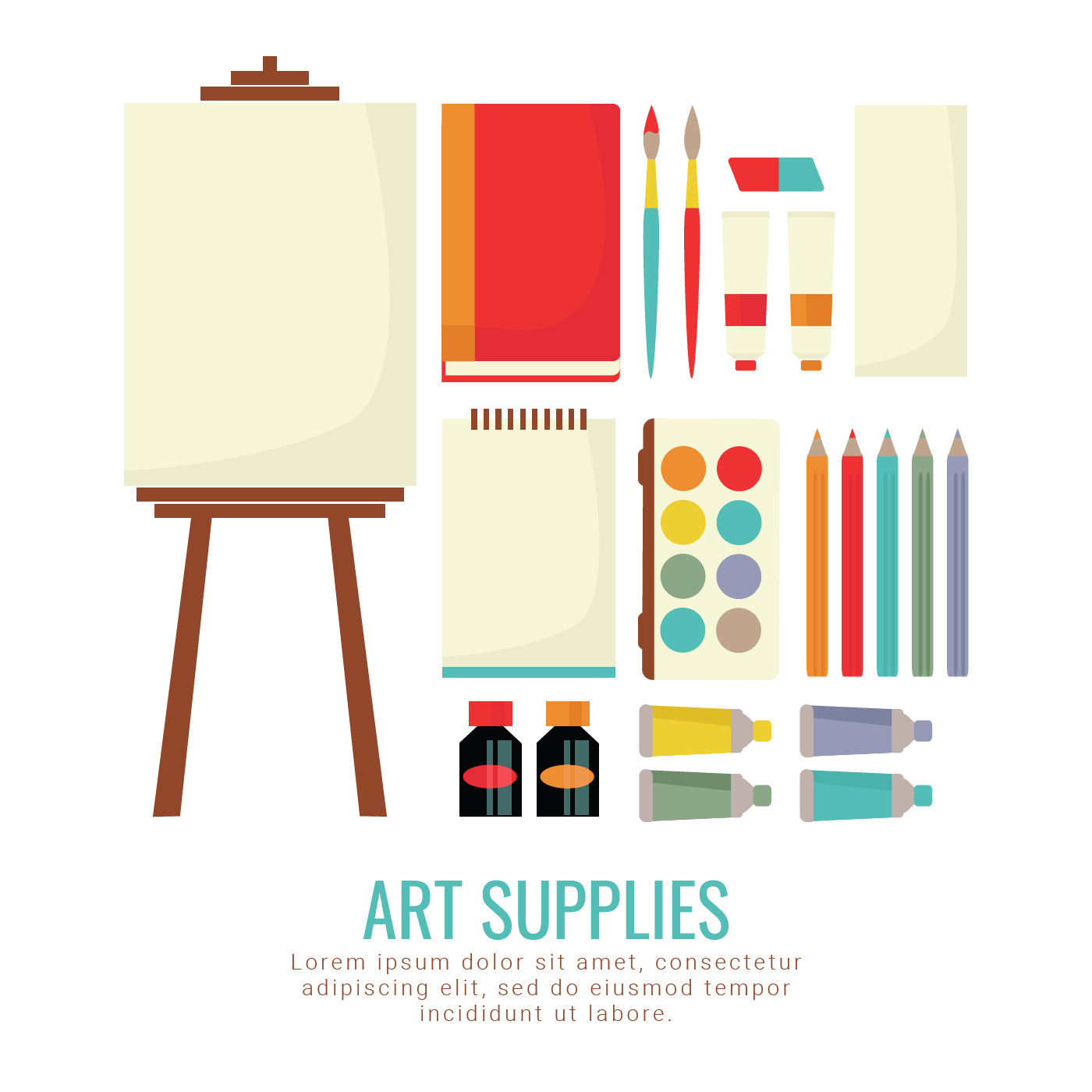 Vector Art Supplies 199939 Vector Art at Vecteezy