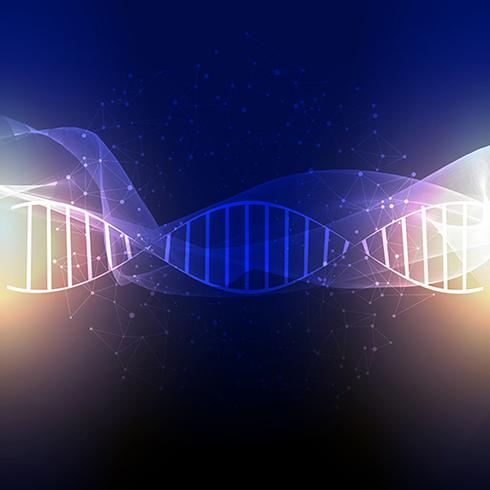 Abstract DNA background vector