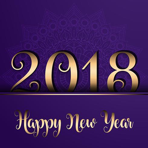 Elegant New Year background vector