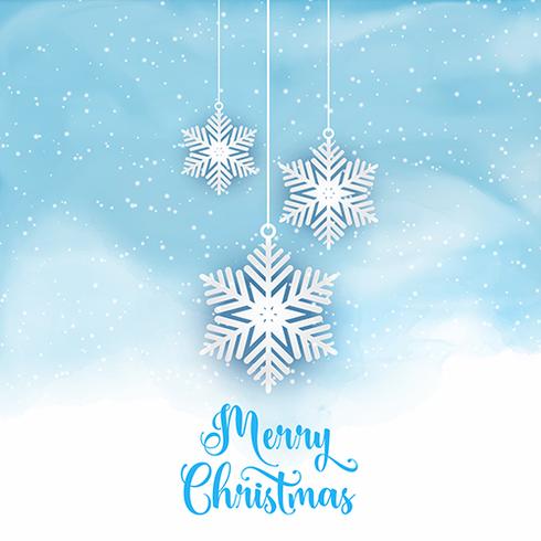 Christmas snowflake background  vector