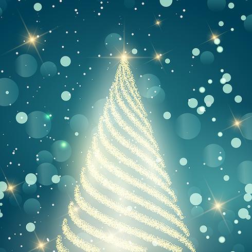 Sparkle Christmas background  vector