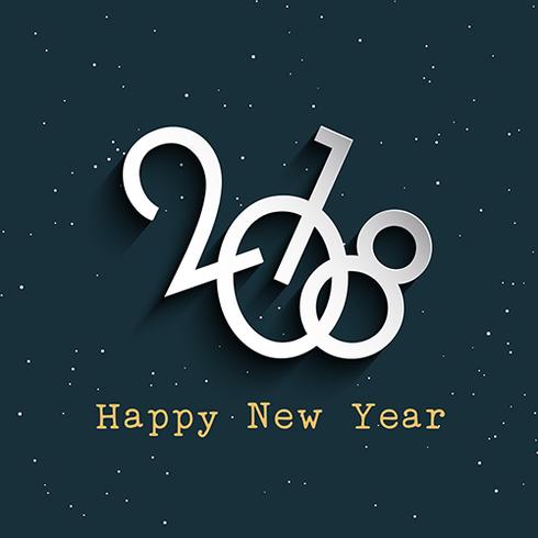 Feliz año nuevo fondo vector